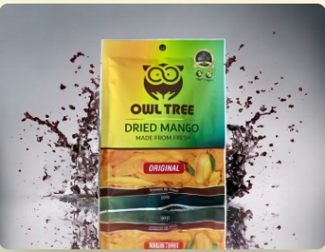 Dried mango package photo